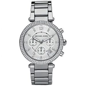 Michael Kors Silver Chronograph Women's Watch